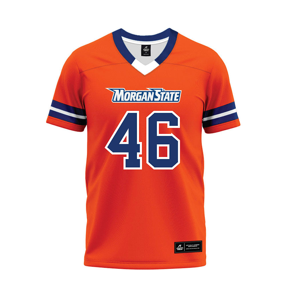 Morgan State - NCAA Football : Griffin Dorman - Orange Premium Football Jersey-0