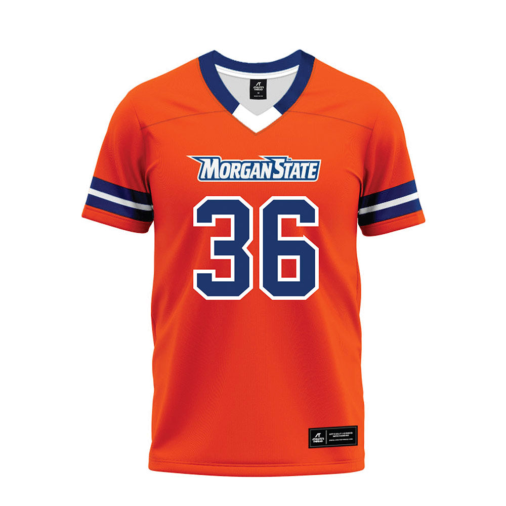 Morgan State - NCAA Football : Camron Jones - Orange Premium Football Jersey-0