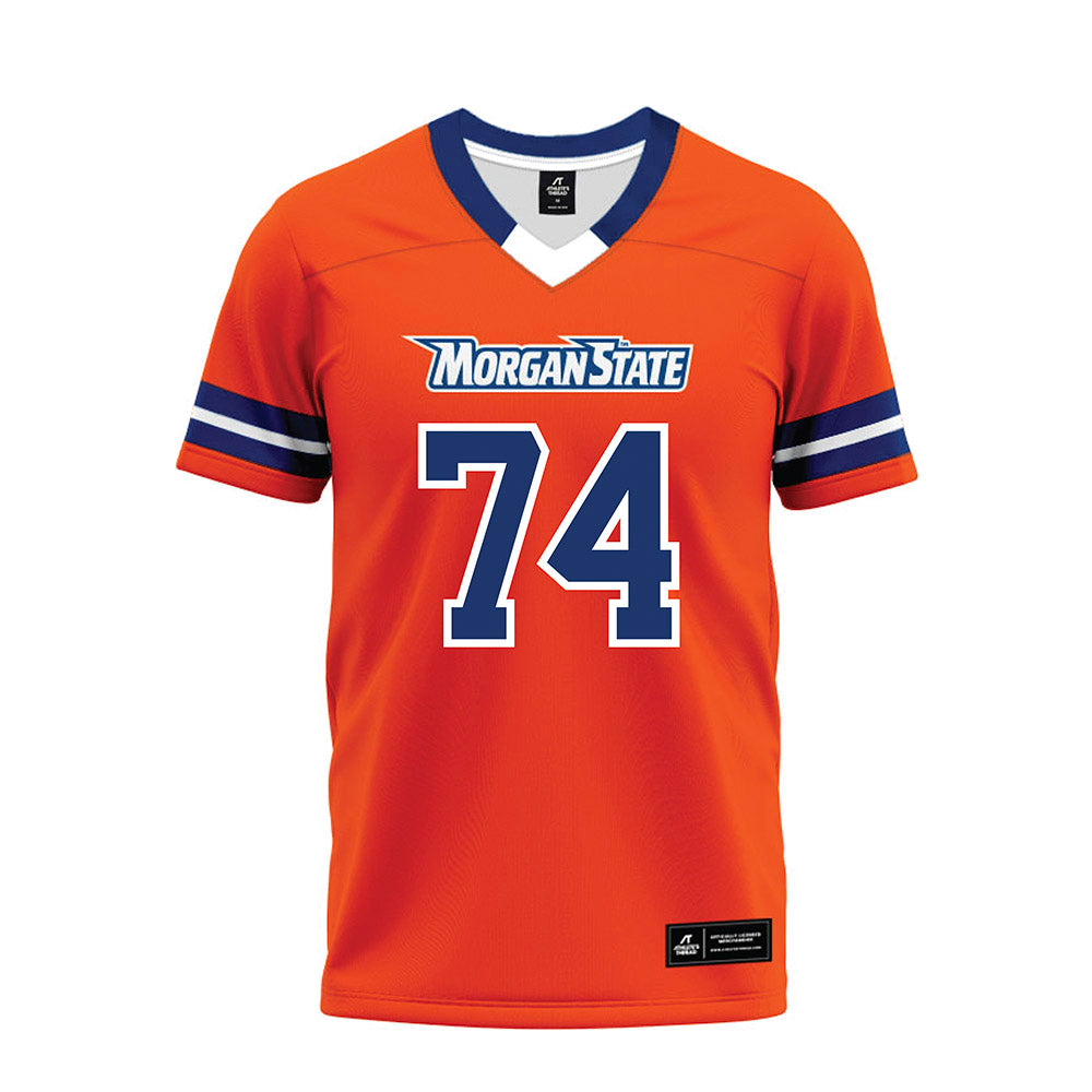 Morgan State - NCAA Football : Daniel Casillas - Orange Premium Football Jersey-0