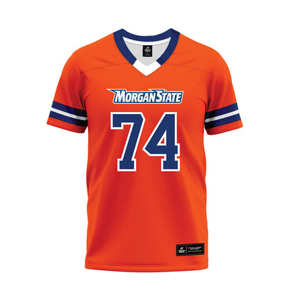 Morgan State - NCAA Football : Daniel Casillas - Orange Premium Football Jersey-0
