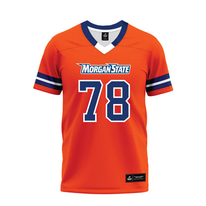 Morgan State - NCAA Football : Darius Mosley - Orange Premium Football Jersey-0
