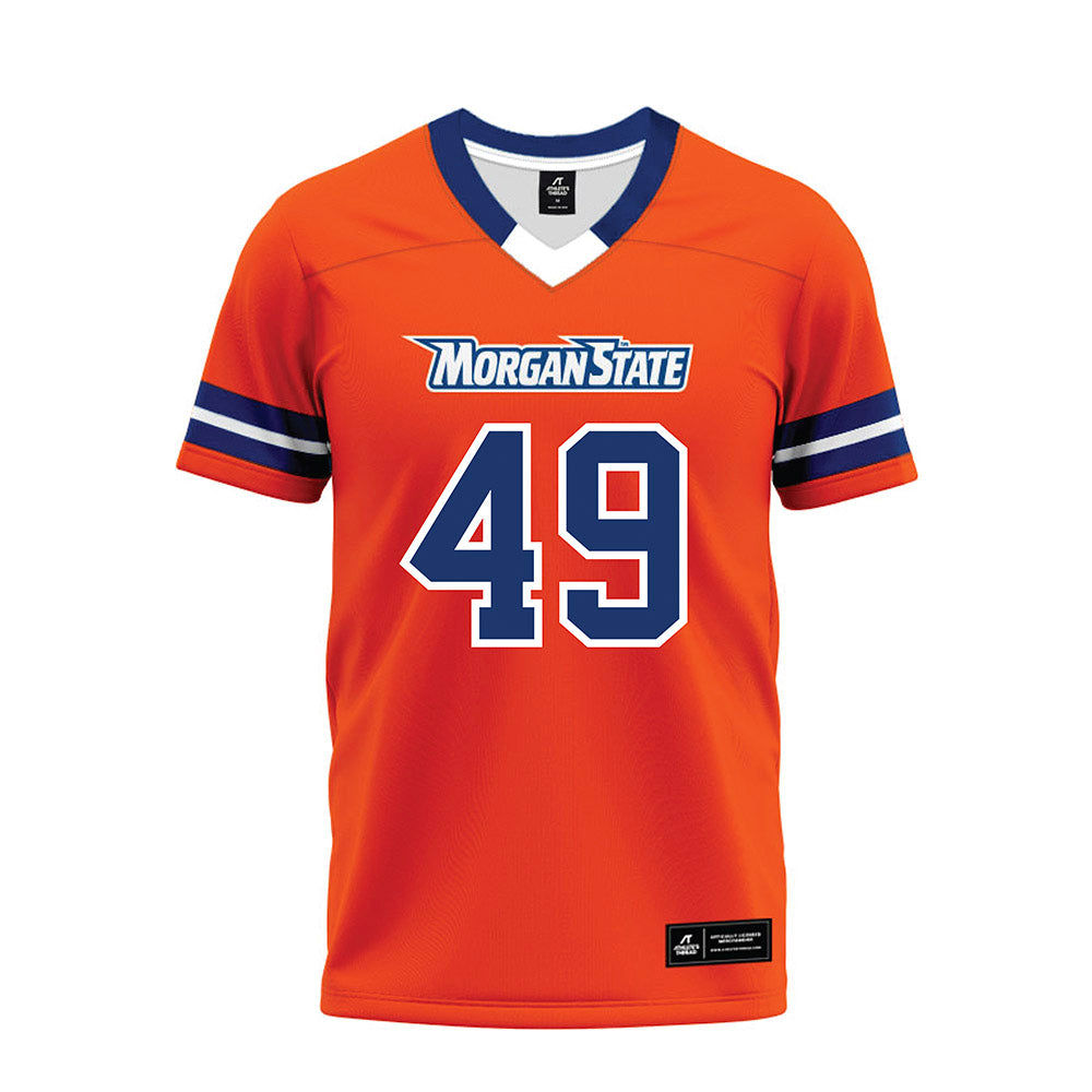 Morgan State - NCAA Football : Arturo Mattocks - Orange Premium Football Jersey-0