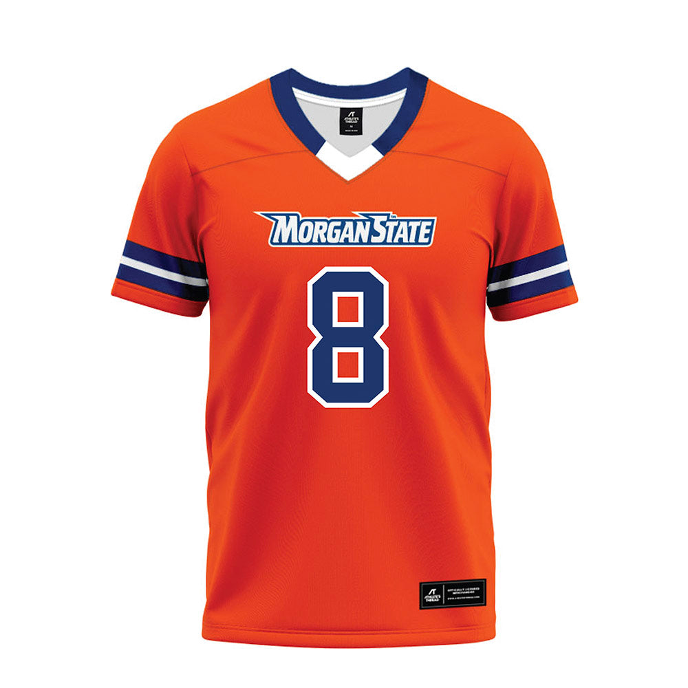 Morgan State - NCAA Football : Joshua Smith - Orange Premium Football Jersey-0
