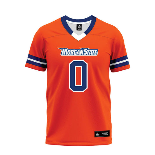 Morgan State - NCAA Football : Raymond Moore III - Orange Premium Football Jersey-0