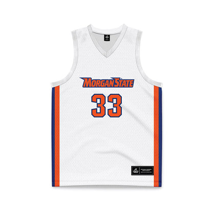Morgan State - NCAA Women's Basketball : Sierra Headquist - White Basketball Jersey-0