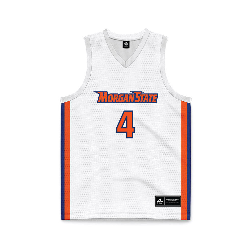 Morgan State - NCAA Women's Basketball : Jala Bannerman - White Basketball Jersey-0