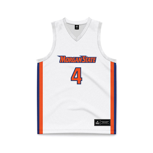 Morgan State - NCAA Women's Basketball : Jala Bannerman - White Basketball Jersey-0