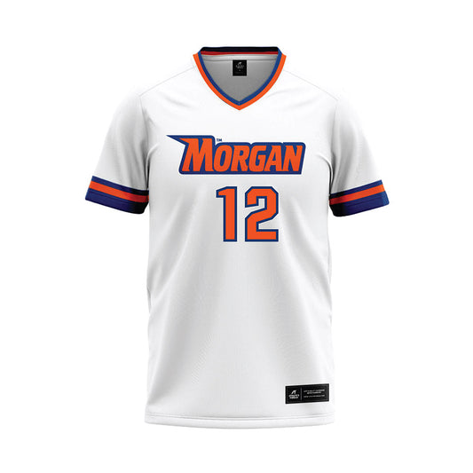 Morgan State - NCAA Softball : Gianna Ettore - White Baseball Jersey-0