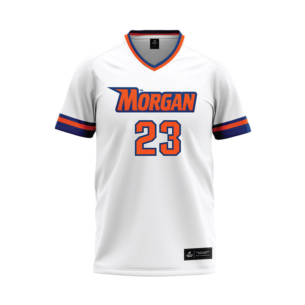 Morgan State - NCAA Softball : Hunter Newman - White Baseball Jersey-0