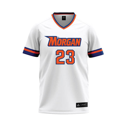 Morgan State - NCAA Softball : Hunter Newman - White Baseball Jersey-0