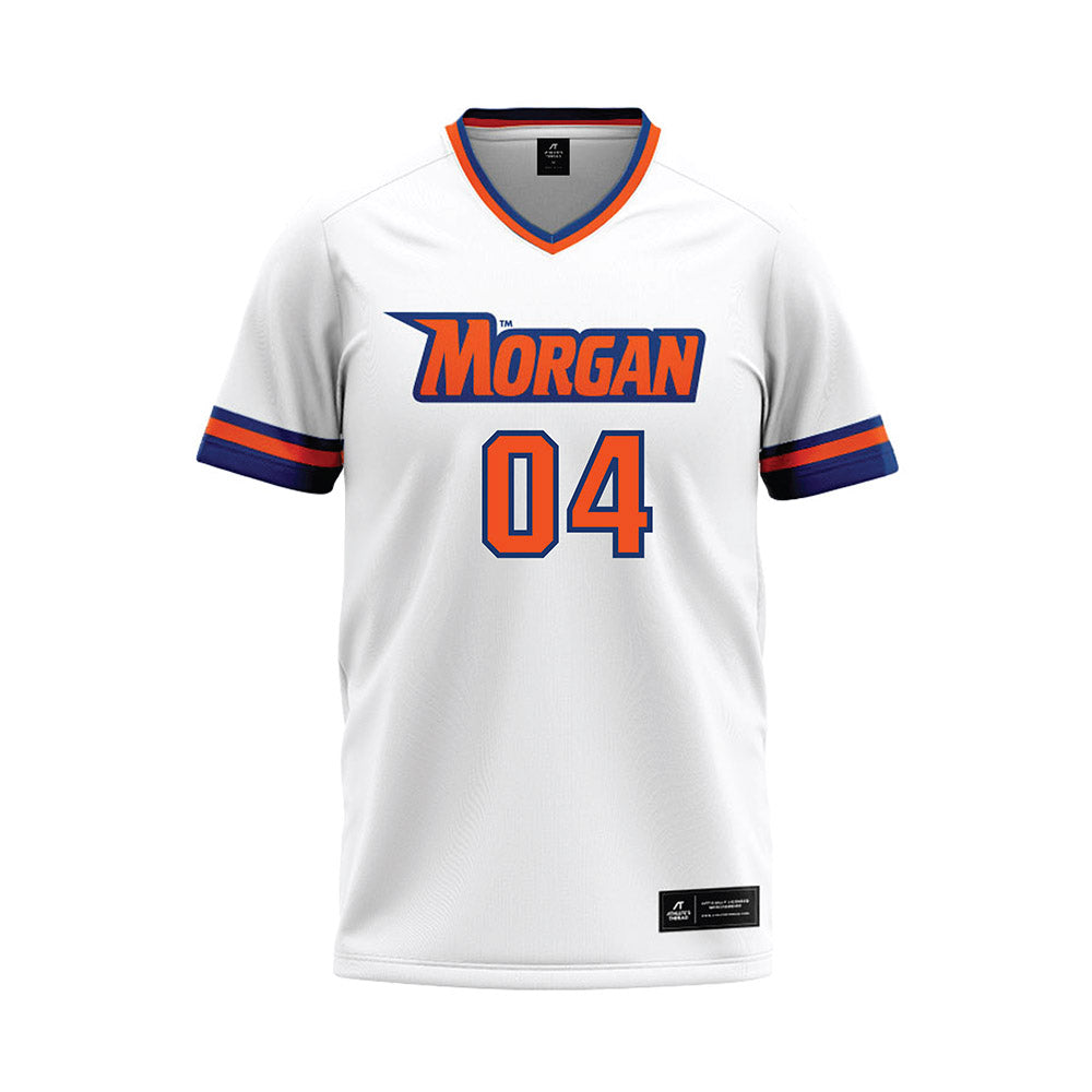 Morgan State - NCAA Softball : Cassie White - White Baseball Jersey-0