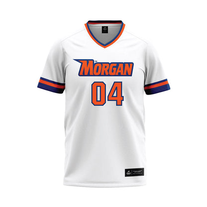 Morgan State - NCAA Softball : Cassie White - White Baseball Jersey-0