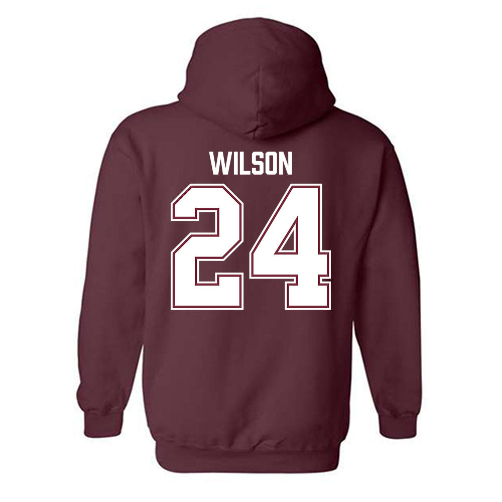  - NCAA Men's Basketball : Michael Wilson - Classic Shersey Hooded Sweatshirt-2