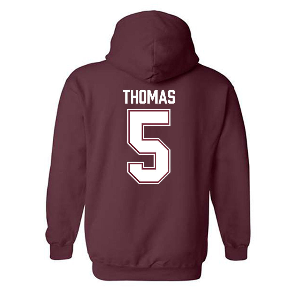 Bellarmine - NCAA Football : Tyree Thomas - Classic Shersey Hooded Sweatshirt-3