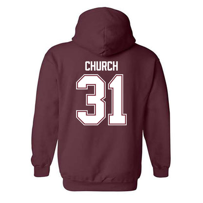 Bellarmine - NCAA Football : connor church - Classic Shersey Hooded Sweatshirt-2