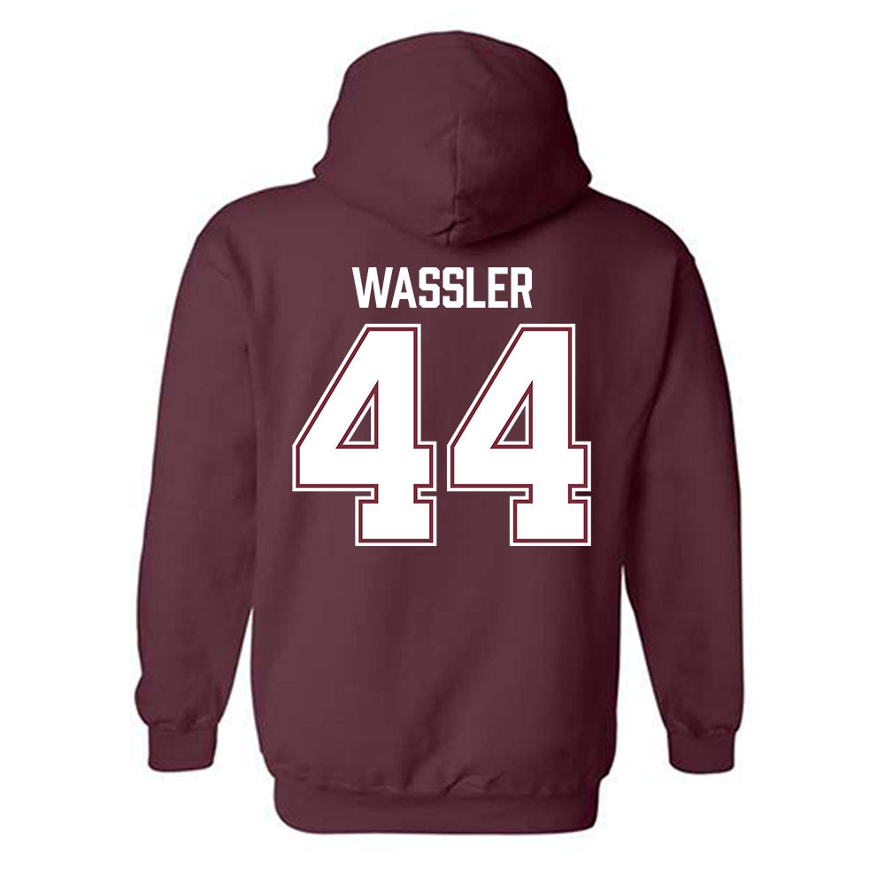 Bellarmine - NCAA Men's Basketball : Jacob Wassler - Classic Shersey Hooded Sweatshirt-2