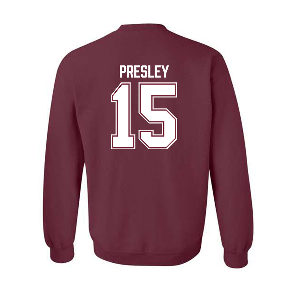 Bellarmine - NCAA Football : Logan Presley - Classic Shersey Crewneck Sweatshirt-2