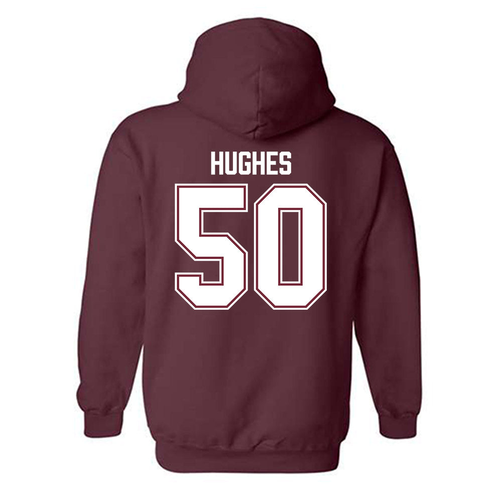 Bellarmine - NCAA Football : Chas Hughes - Classic Shersey Hooded Sweatshirt-3