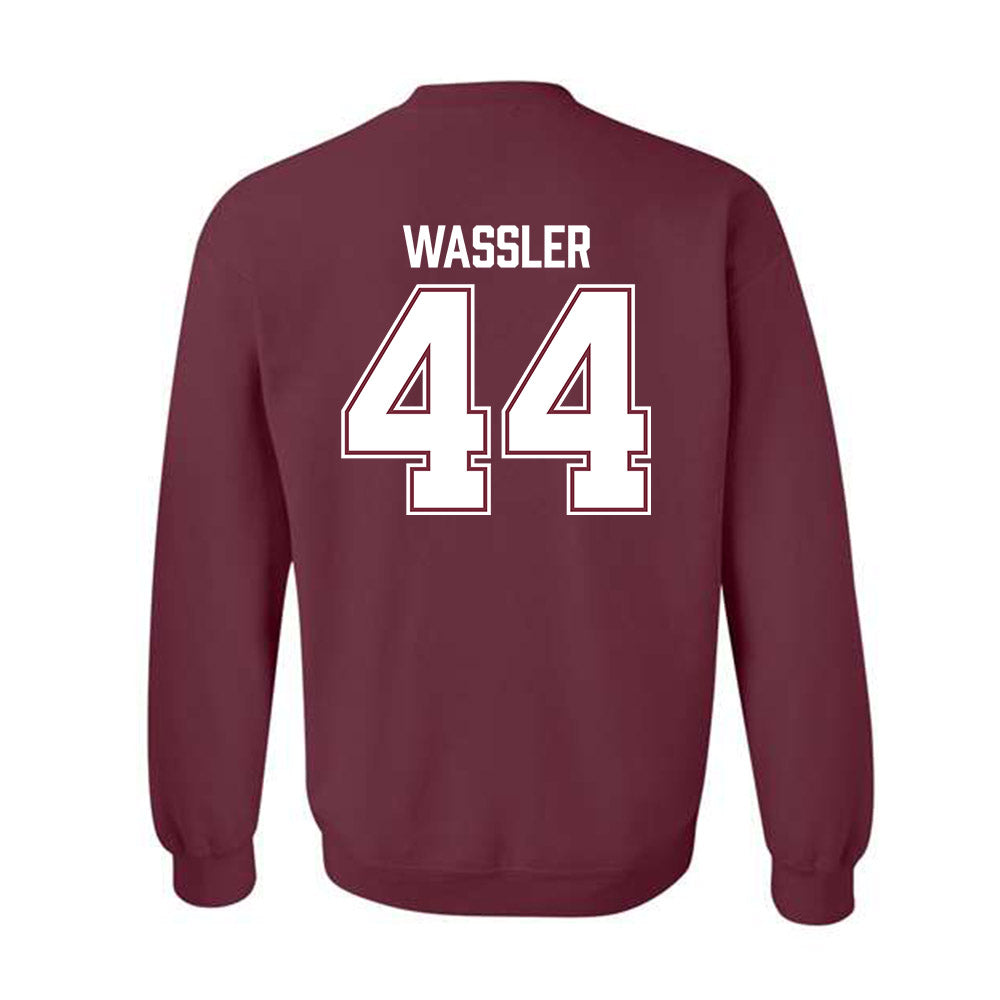 Bellarmine - NCAA Men's Basketball : Jacob Wassler - Classic Shersey Crewneck Sweatshirt-2