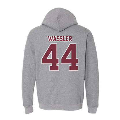 Bellarmine - NCAA Men's Basketball : Jacob Wassler - Classic Shersey Hooded Sweatshirt-3