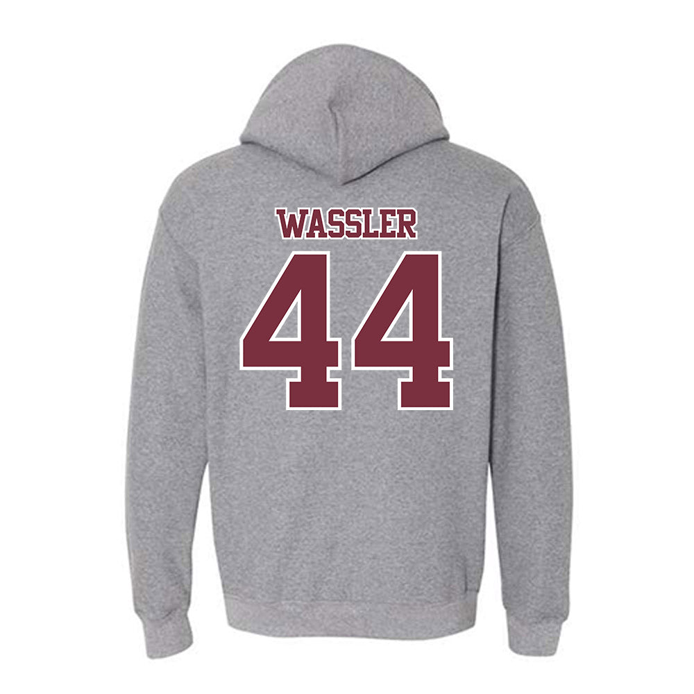 Bellarmine - NCAA Men's Basketball : Jacob Wassler - Classic Shersey Hooded Sweatshirt-2