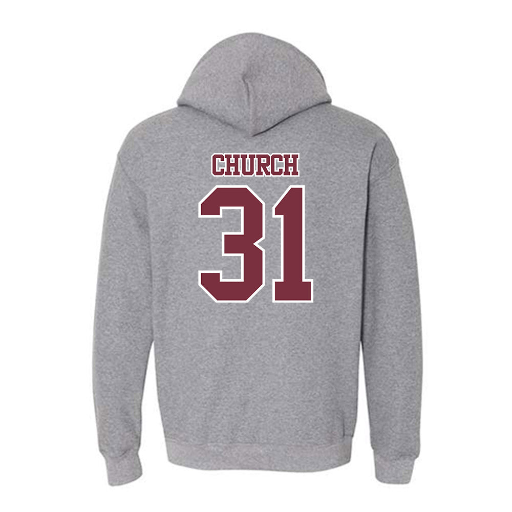 Bellarmine - NCAA Football : connor church - Classic Shersey Hooded Sweatshirt-3