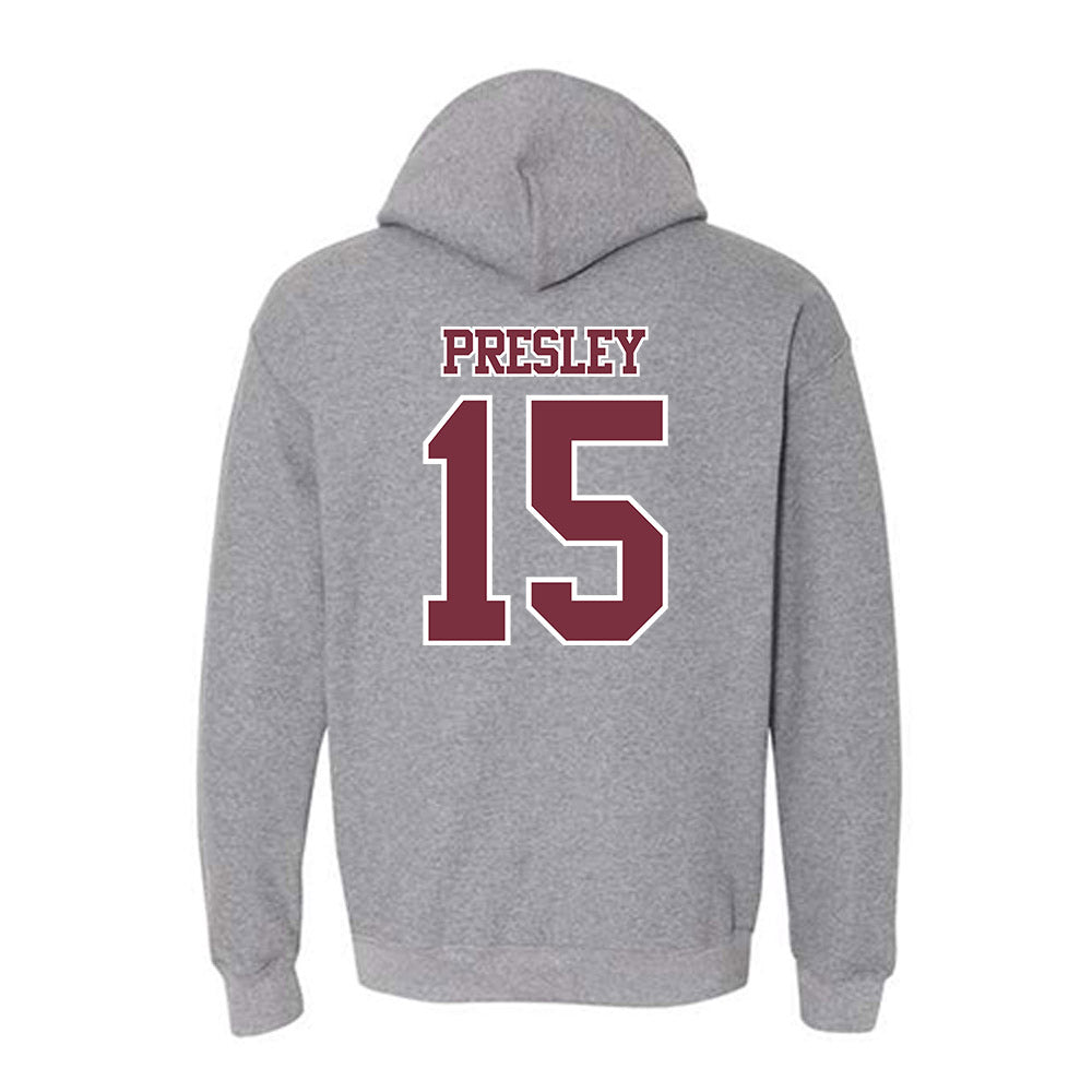 Bellarmine - NCAA Football : Logan Presley - Classic Shersey Hooded Sweatshirt-3
