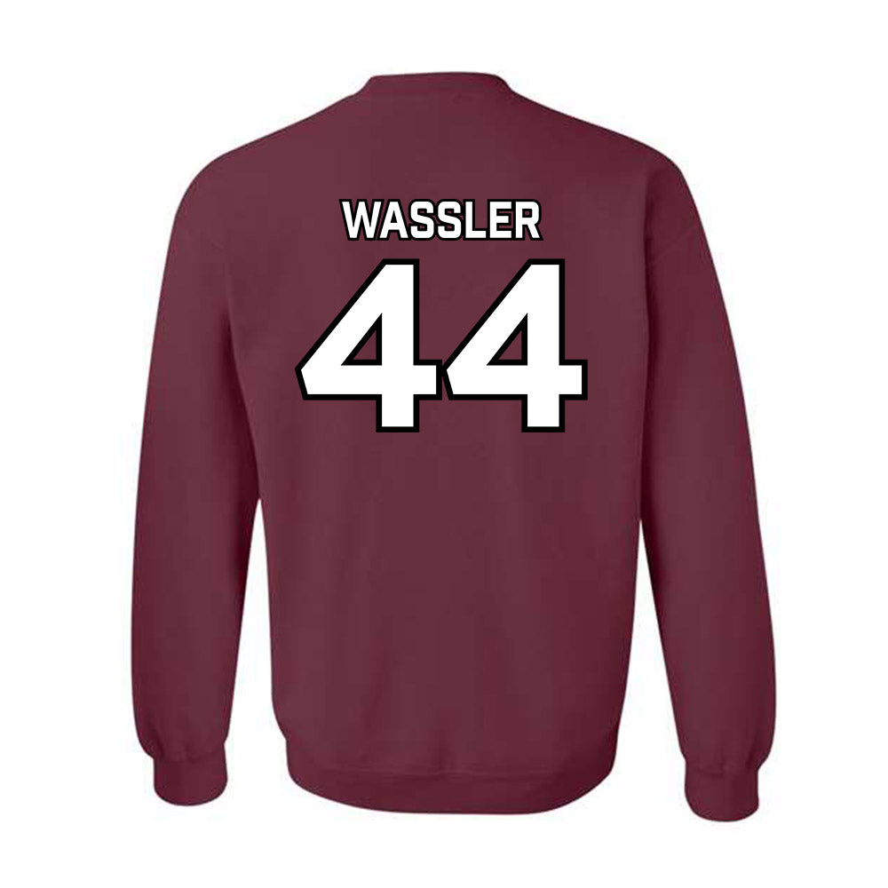 Bellarmine - NCAA Men's Basketball : Jacob Wassler - Classic Shersey Crewneck Sweatshirt-2