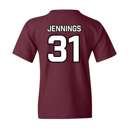 Bellarmine - NCAA Baseball : Drew Jennings - Classic Shersey Youth T-Shirt-2