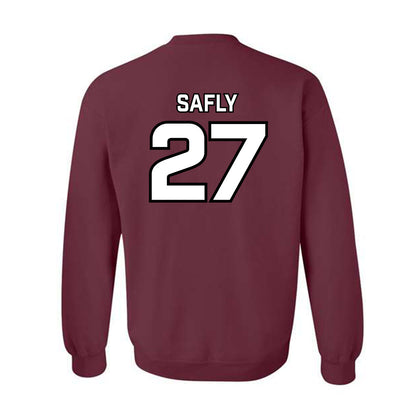 Bellarmine - NCAA Men's Soccer : Sam Safly - Classic Shersey Crewneck Sweatshirt-3