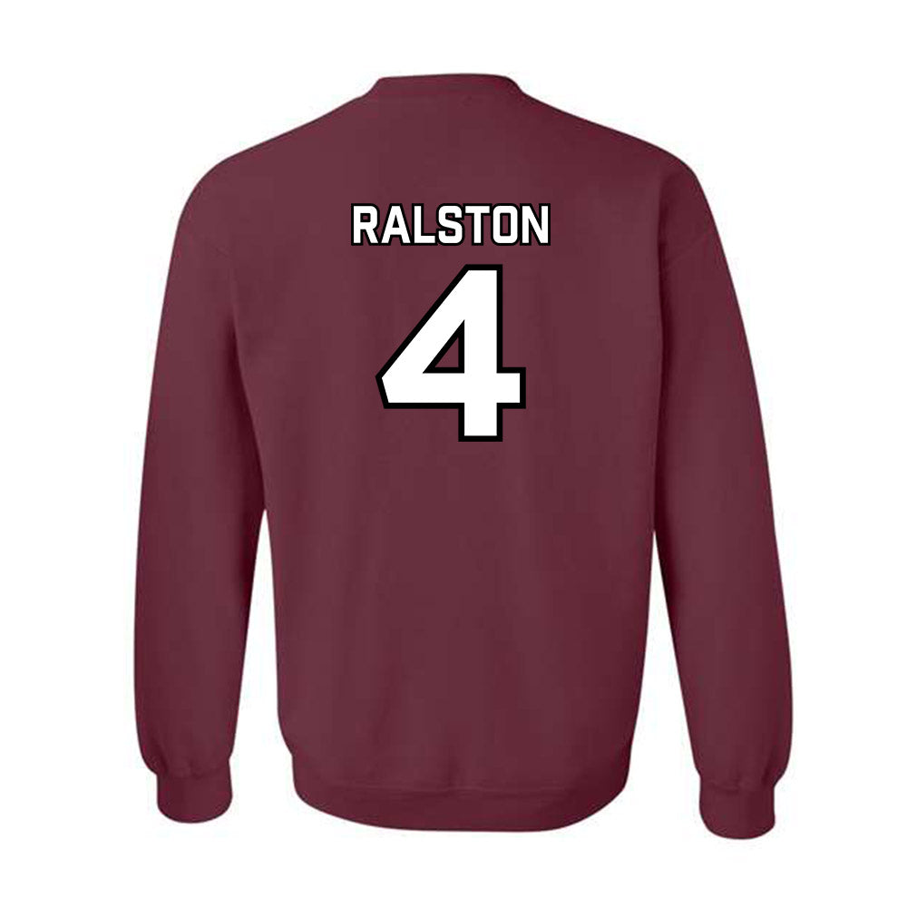 Bellarmine - NCAA Women's Basketball : Triniti Ralston - Classic Shersey Crewneck Sweatshirt-3