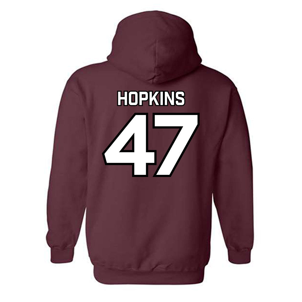 Bellarmine - NCAA Football : Matt Hopkins - Classic Shersey Hooded Sweatshirt-2