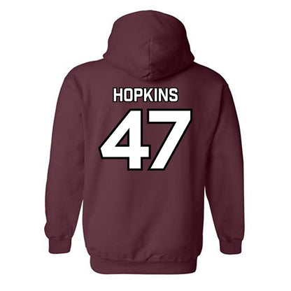 Bellarmine - NCAA Football : Matt Hopkins - Classic Shersey Hooded Sweatshirt-2