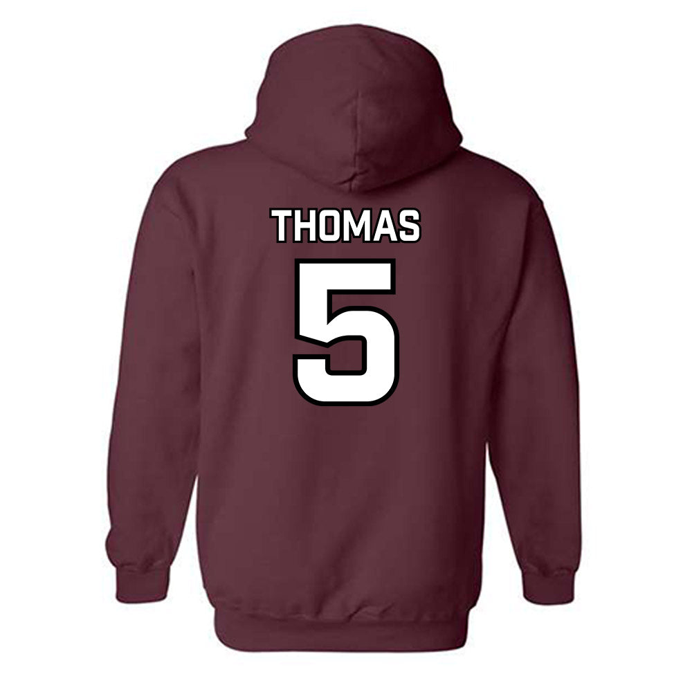 Bellarmine - NCAA Football : Tyree Thomas - Classic Shersey Hooded Sweatshirt-2