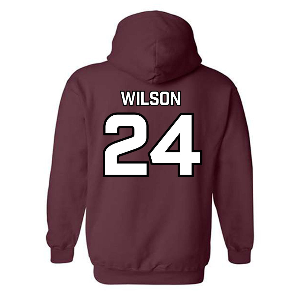  - NCAA Men's Basketball : Michael Wilson - Classic Shersey Hooded Sweatshirt-2