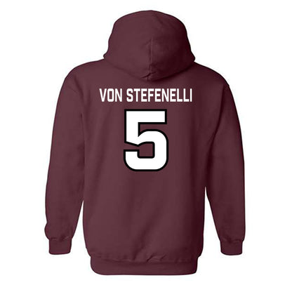 Bellarmine - NCAA Women's Soccer : Lucy von Stefenelli - Classic Shersey Hooded Sweatshirt-3