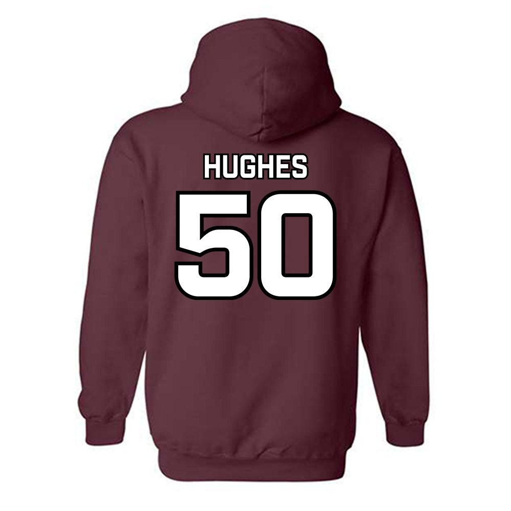 Bellarmine - NCAA Football : Chas Hughes - Classic Shersey Hooded Sweatshirt-2