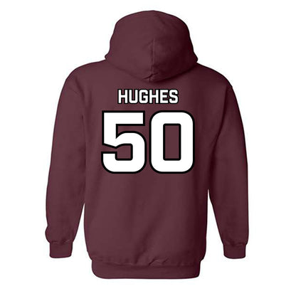 Bellarmine - NCAA Football : Chas Hughes - Classic Shersey Hooded Sweatshirt-2