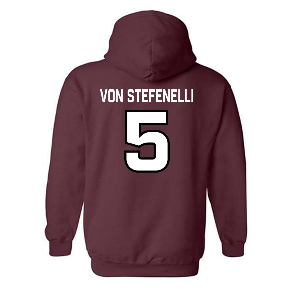 Bellarmine - NCAA Women's Soccer : Lucy von Stefenelli - Classic Shersey Hooded Sweatshirt-2