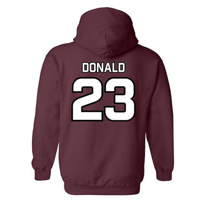 Bellarmine - NCAA Men's Basketball : Sam Donald - Classic Shersey Hooded Sweatshirt-2