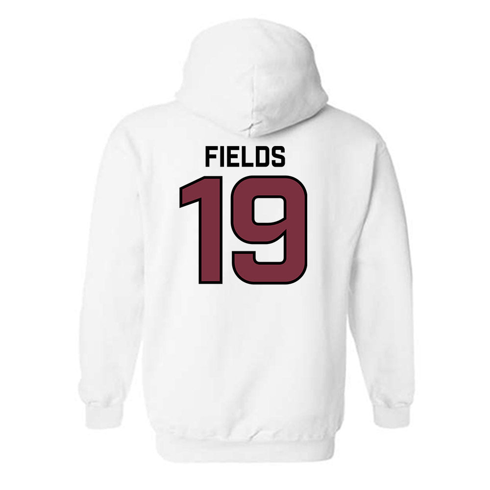 Bellarmine - NCAA Football : Dacoldus Fields - Classic Shersey Hooded Sweatshirt-2
