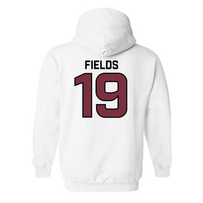 Bellarmine - NCAA Football : Dacoldus Fields - Classic Shersey Hooded Sweatshirt-2