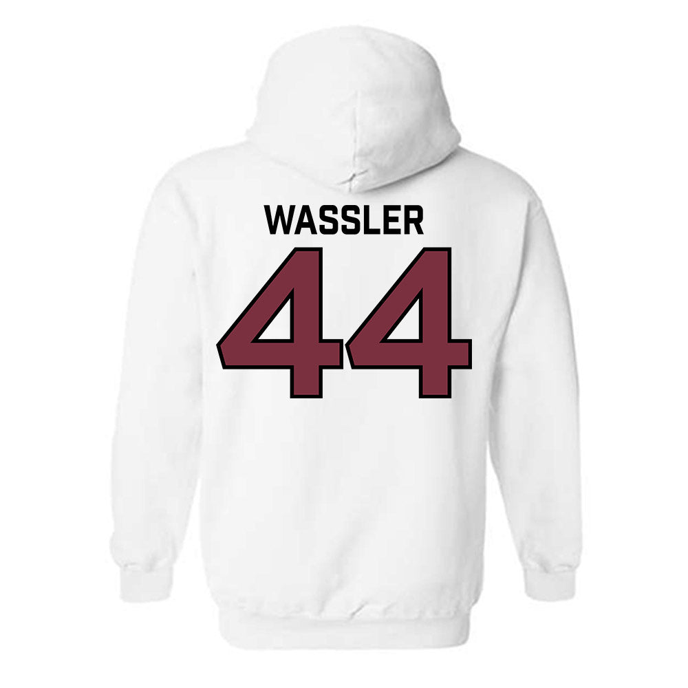 Bellarmine - NCAA Men's Basketball : Jacob Wassler - Classic Shersey Hooded Sweatshirt-3