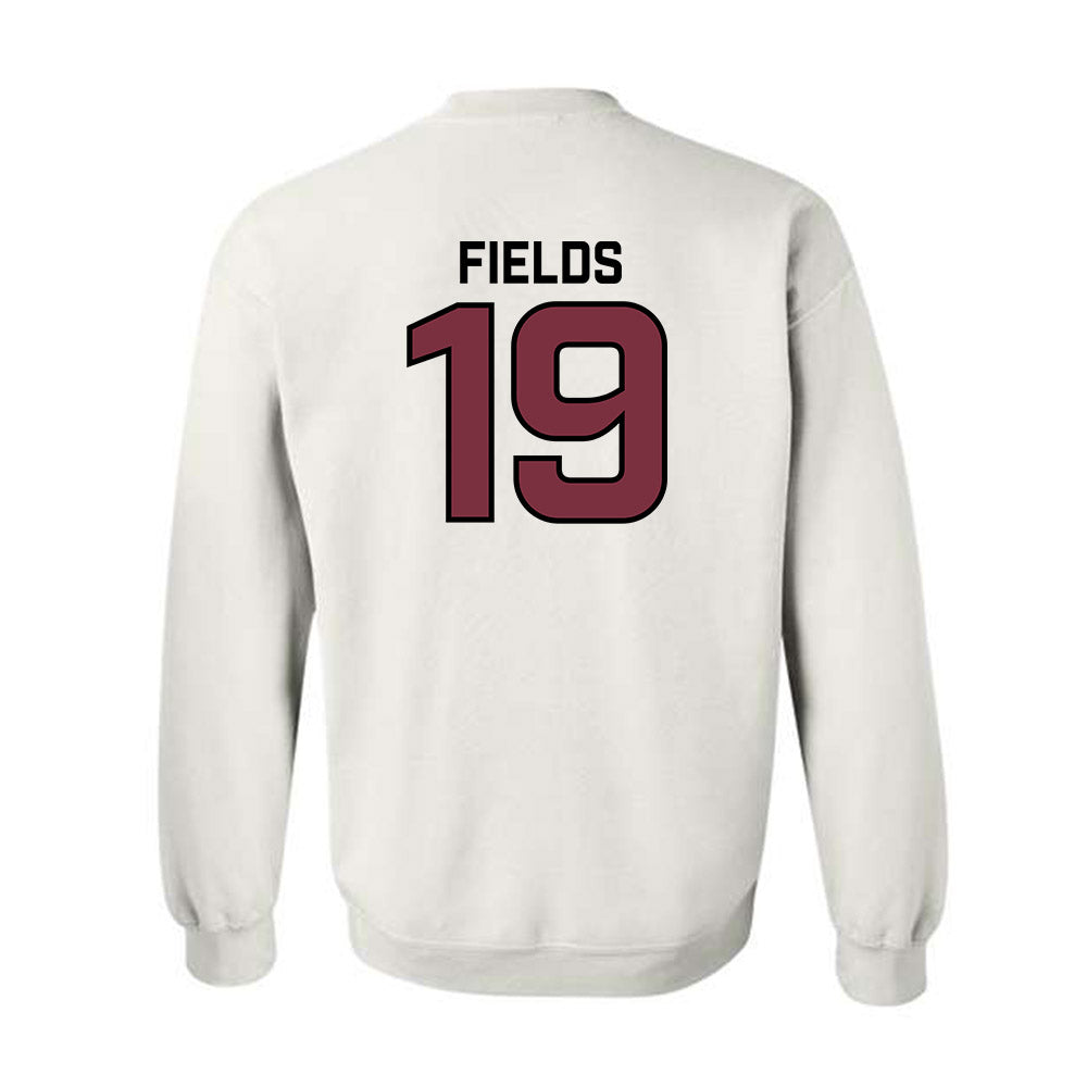 Bellarmine - NCAA Football : Dacoldus Fields - Classic Shersey Crewneck Sweatshirt-3