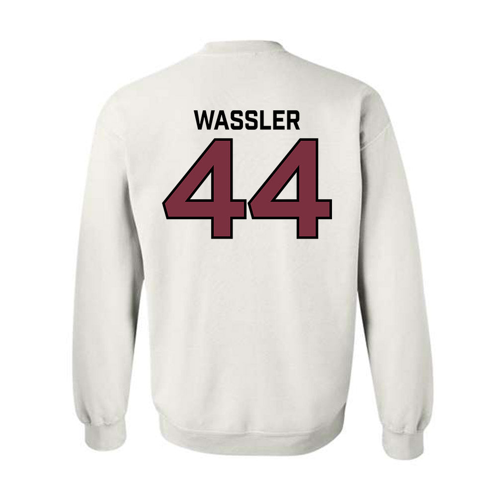 Bellarmine - NCAA Men's Basketball : Jacob Wassler - Classic Shersey Crewneck Sweatshirt-3