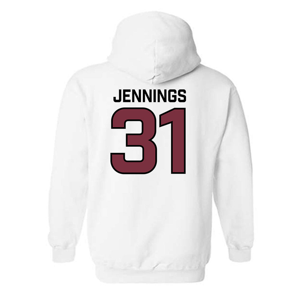 Bellarmine - NCAA Baseball : Drew Jennings - Classic Shersey Hooded Sweatshirt-2