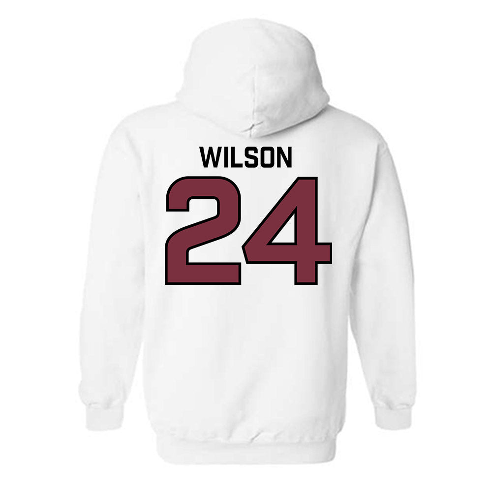  - NCAA Men's Basketball : Michael Wilson - Classic Shersey Hooded Sweatshirt-3