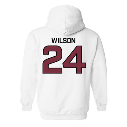  - NCAA Men's Basketball : Michael Wilson - Classic Shersey Hooded Sweatshirt-3