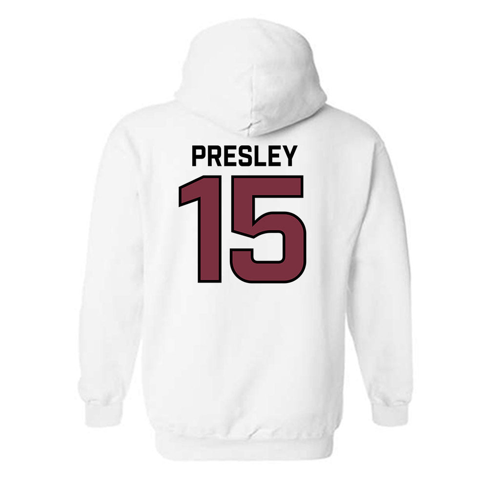 Bellarmine - NCAA Football : Logan Presley - Classic Shersey Hooded Sweatshirt-2