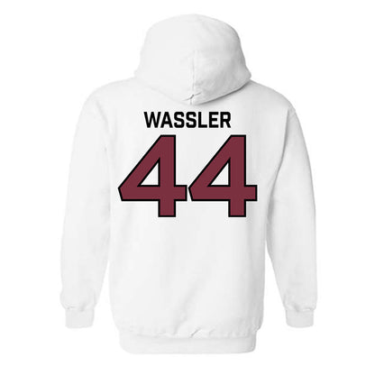Bellarmine - NCAA Men's Basketball : Jacob Wassler - Classic Shersey Hooded Sweatshirt-2